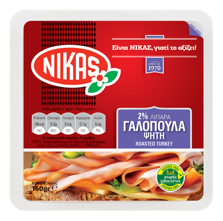 nikas-roasted-turkey-slices-160g