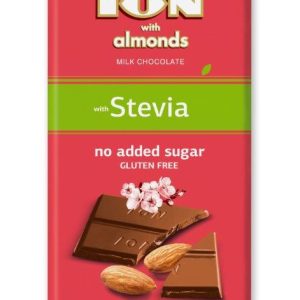 Milk Chocolate with Almonds Stevia