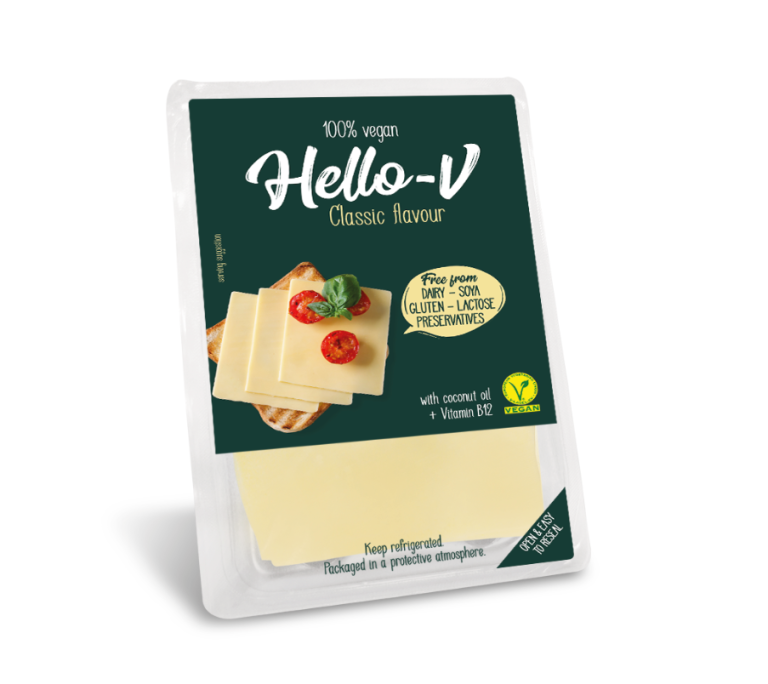 Kolios Hello-V, 100% Vegan White Cheese, Slices 140g