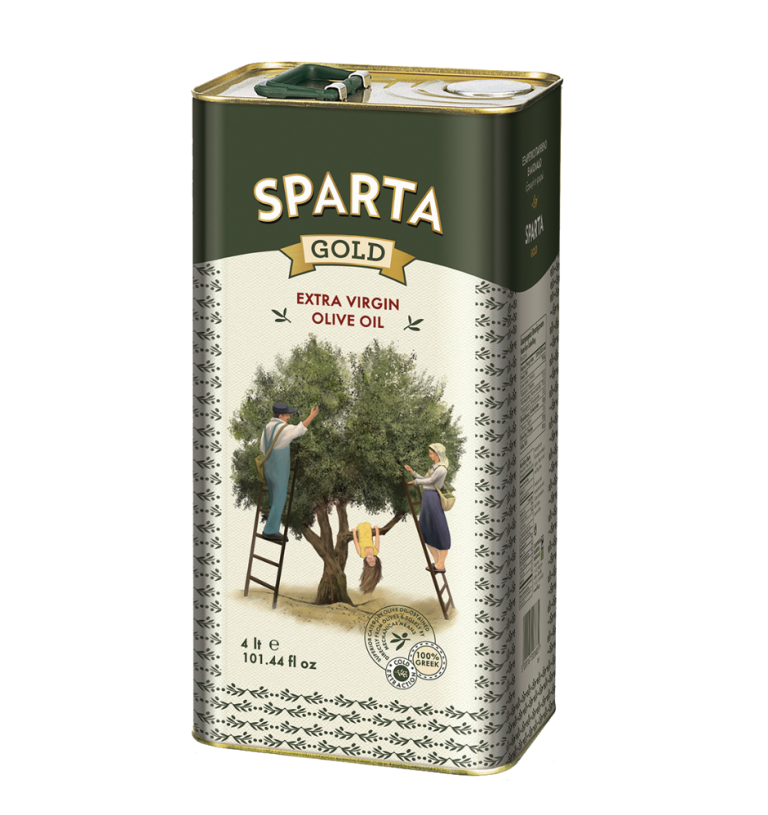 Sparta Gold Extra Virgin Olive Oil 4 Litre
